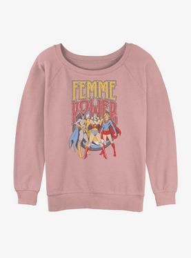 DC Femme Power Trio Womens Slouchy Sweatshirt, , hi-res